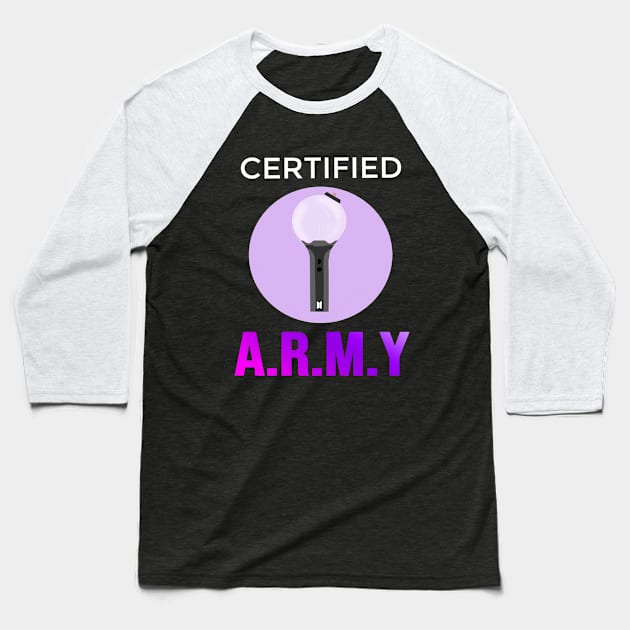 Certified A.R.M.Y Baseball T-Shirt by CieloMarie